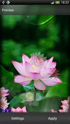 Lotus Live Wallpaper android App screenshot 0